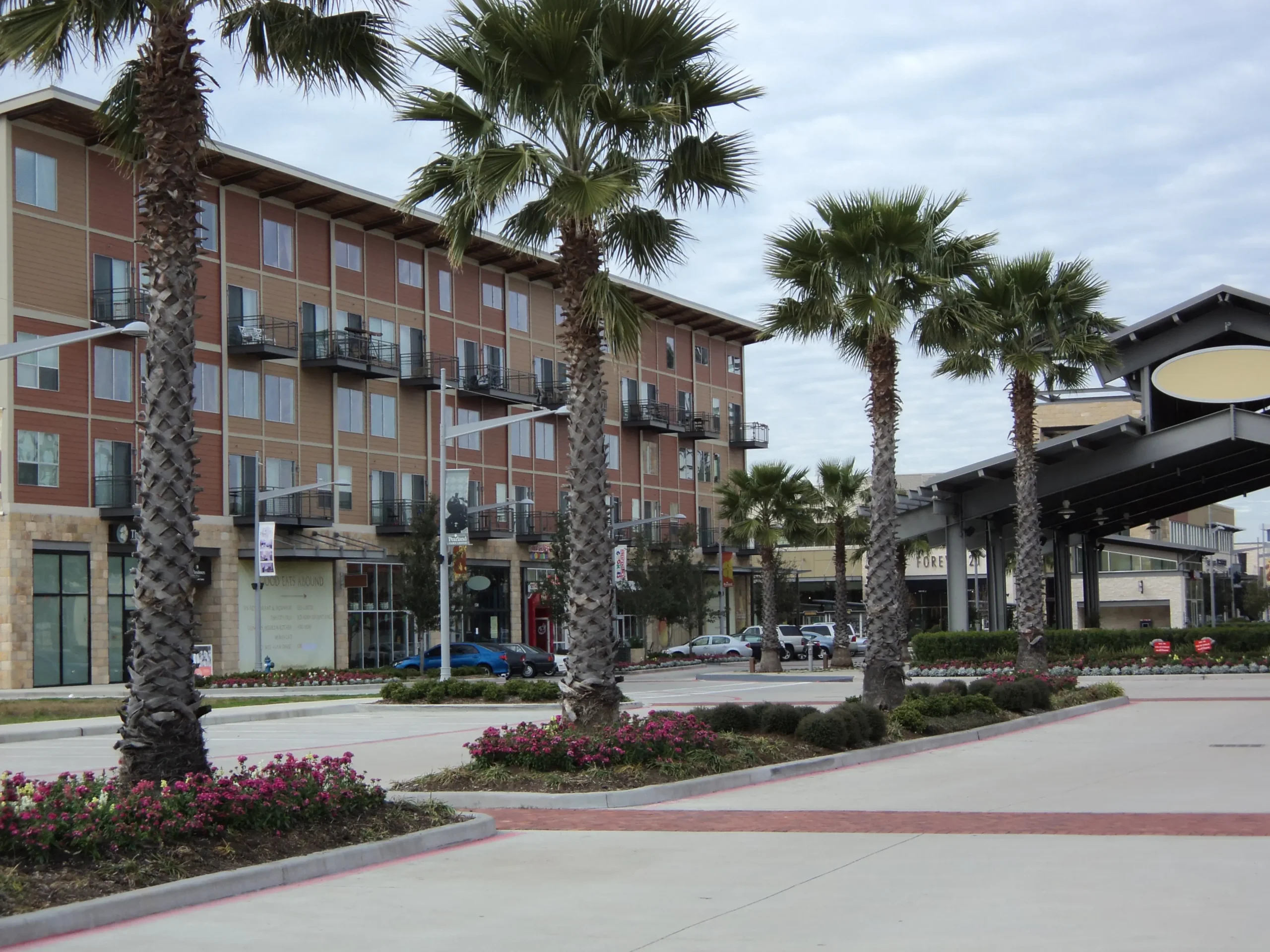 Town center in Pearland Texas